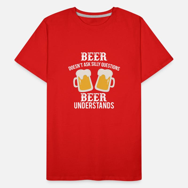 Bier Spruch Männer Premium Bio T-Shirt