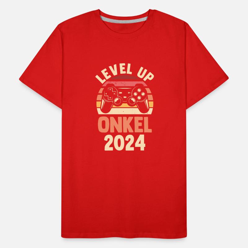 Werdender Onkel 2034 Männer Premium Bio T-Shirt