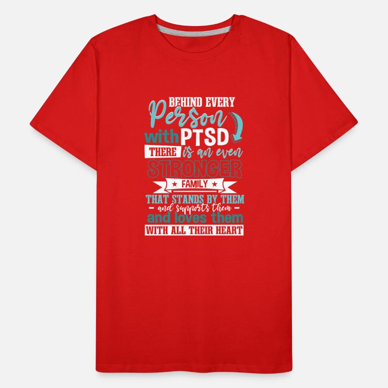 PTSD Support Men's Premium Organic T-Shirt