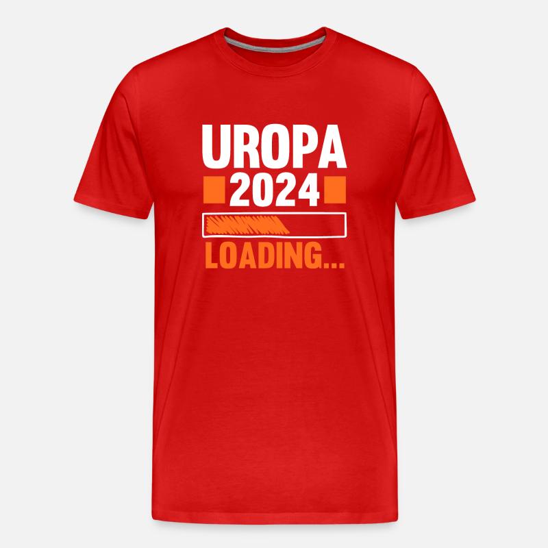 Werdender Uropa 2038 - Männer Premium Bio T-Shirt - Rot