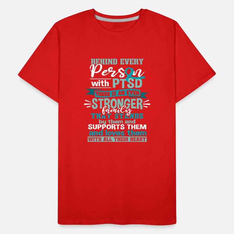 Support PTSD Awareness Men's Premium Organic T-Shirt