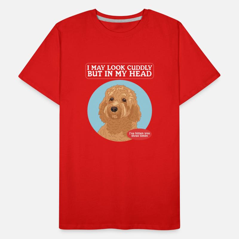 Chien Cavapoo | Cadeau du propriétaire de chien Cavoodle T-shirt bio Premium Homme