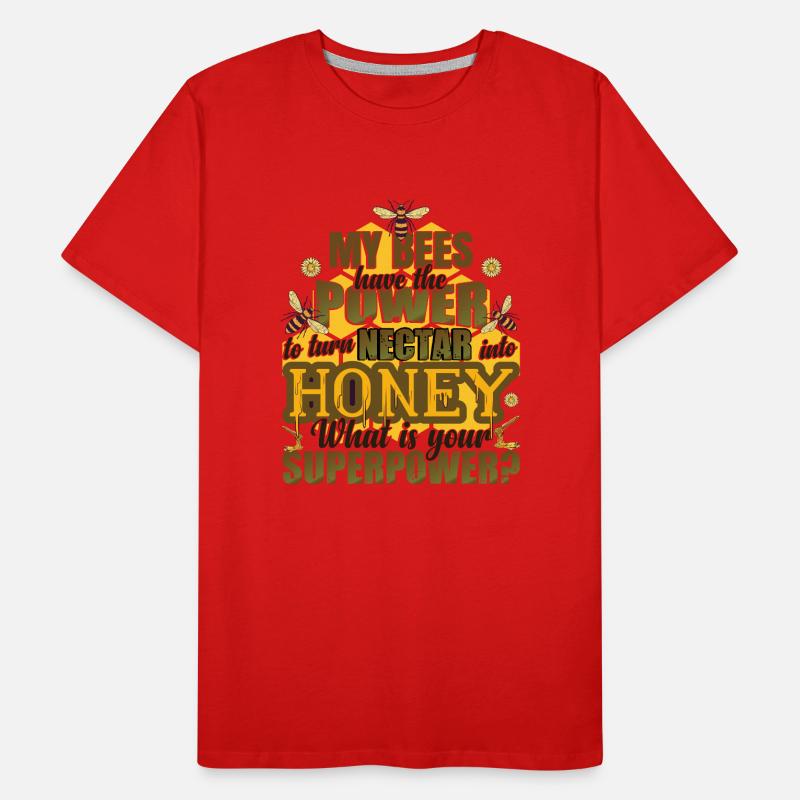 Beekeping Funny Men's Premium Organic T-Shirt
