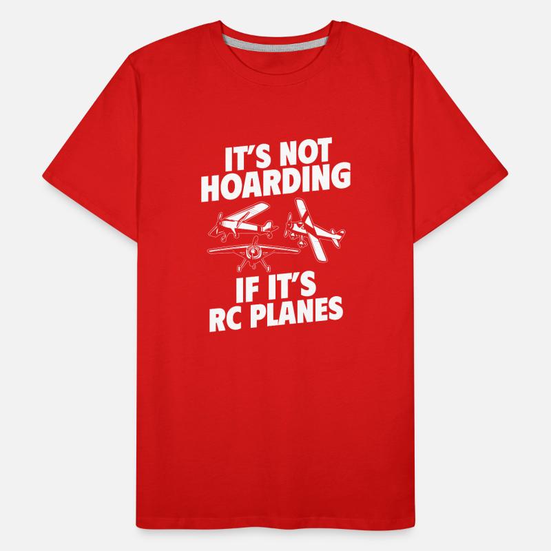 Modèle d’avion télécommandé T-shirt bio Premium Homme