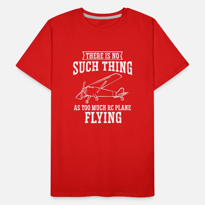 Modèle d’avion télécommandé T-shirt bio Premium Homme