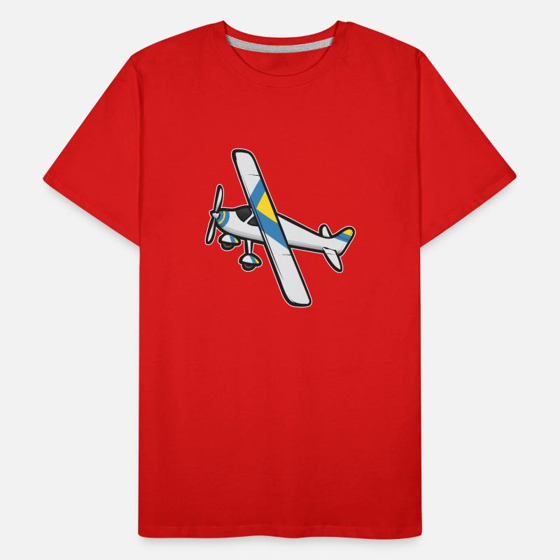 Modèle d’avion télécommandé T-shirt bio Premium Homme