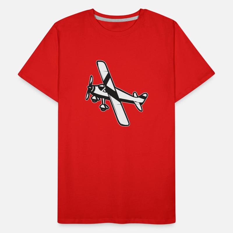 Modèle d’avion télécommandé T-shirt bio Premium Homme