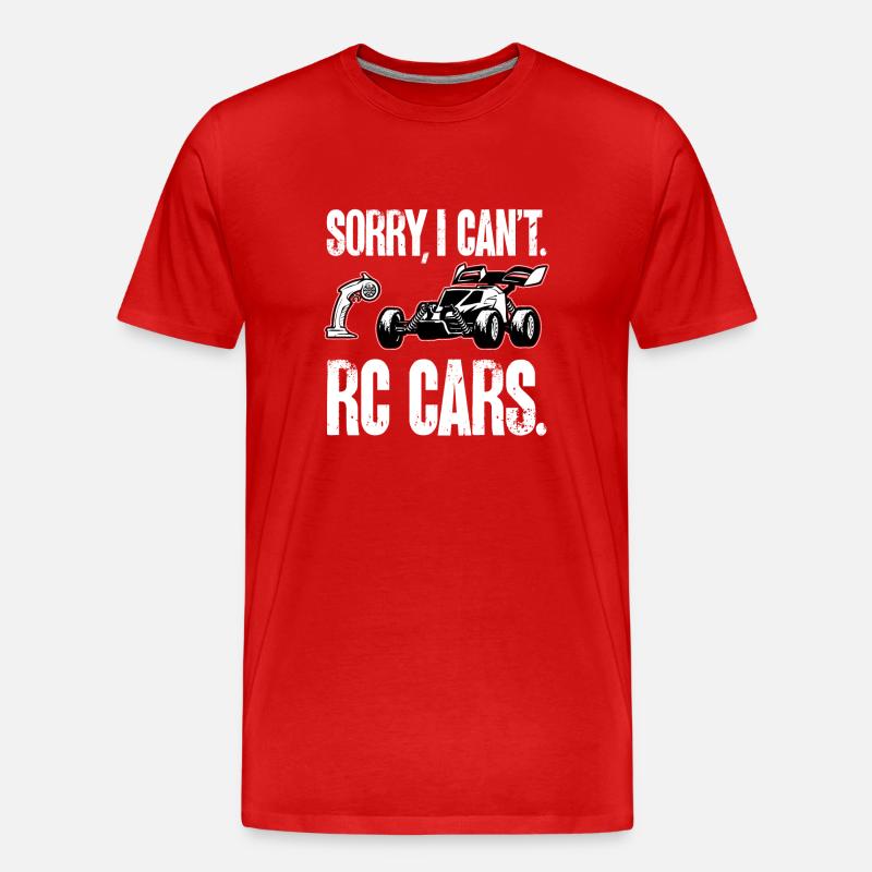 Voiture télécommandée RC Car - T-shirt bio Premium Homme - rouge