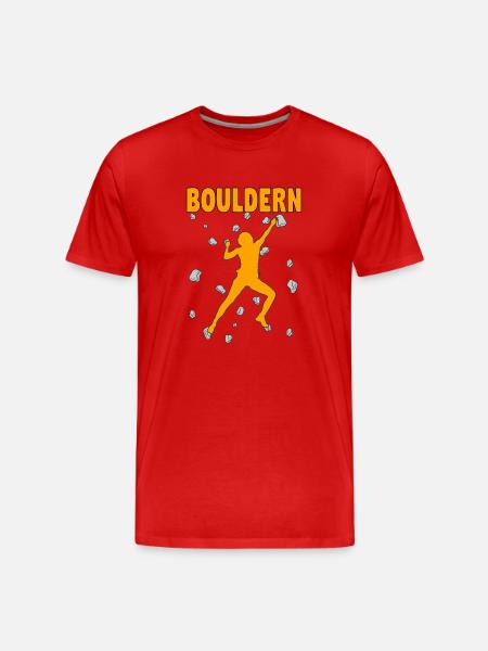 Bloc Bloc Escalade Bloc Bloc - T-shirt bio Premium Homme - rouge