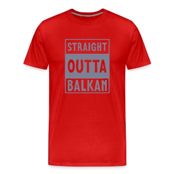 Jugoslawien Tito SFRJ Balkan Slav Herkunft - Männer Premium Bio T-Shirt - Rot - Vorne - Damien (186cm)