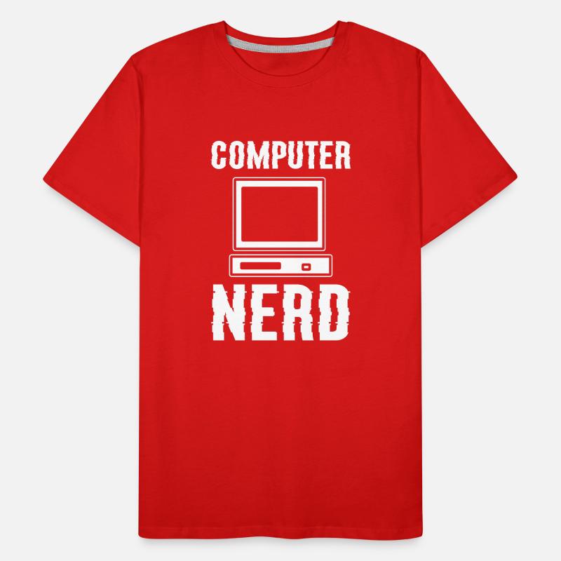 Computer Nerd Computerspezialist Männer Premium Bio T-Shirt