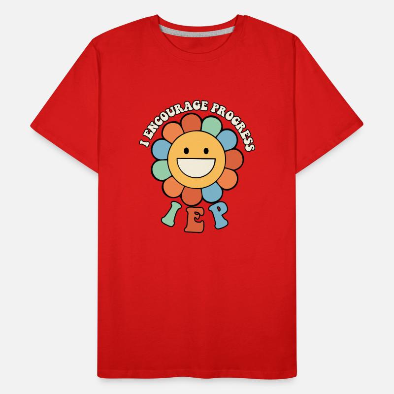 Accélération de l’appréciation des enseignants J’encourage le progrès T-shirt bio Premium Homme