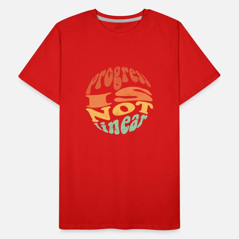 Les progrès des thérapeutes ABA ne sont pas linéaires para-enseignant T-shirt bio Premium Homme