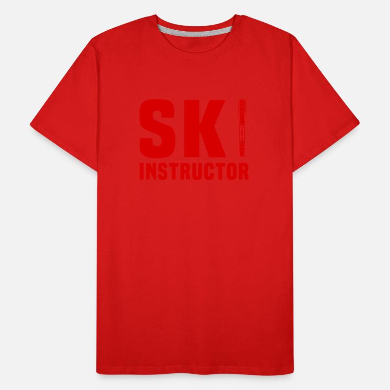 Ski instructor Men's Premium Organic T-Shirt