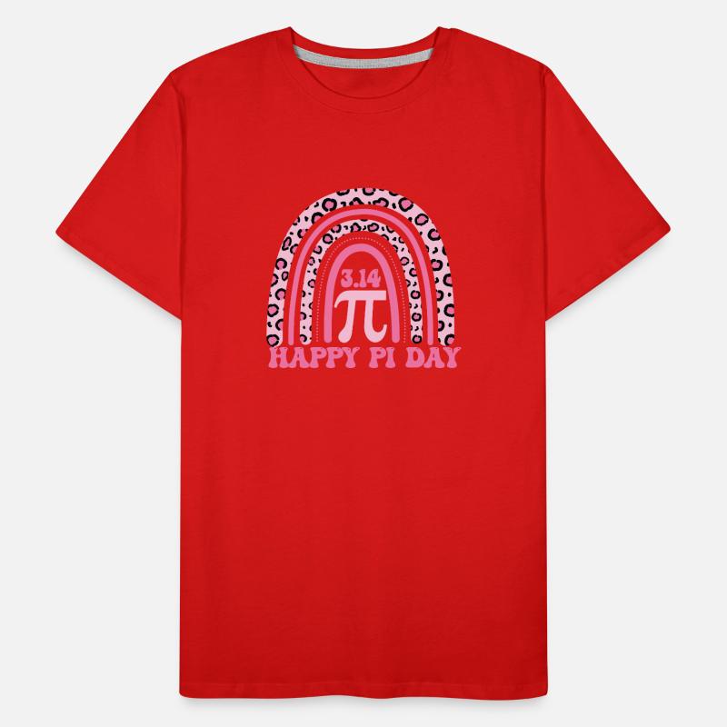Happy Pi Day Math Math Teacher Funny Men's Premium Organic T-Shirt