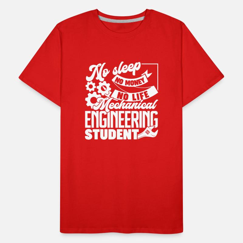 Mechanical Engineer Mechanical Engineering Student Men's Premium Organic T-Shirt