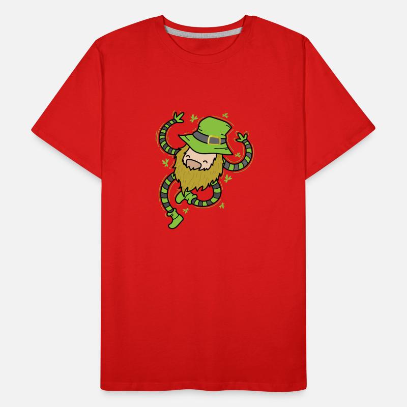 Irish Dwarf St. Patrick's Day Men's Premium Organic T-Shirt