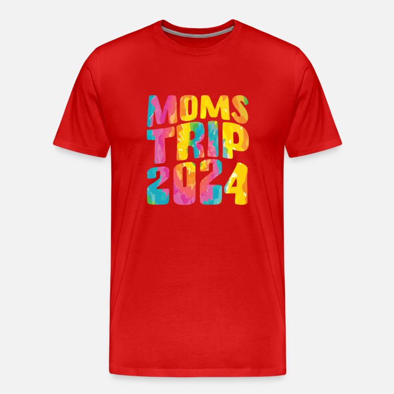 Moms Trip 2024 - Männer Premium Bio T-Shirt - Rot