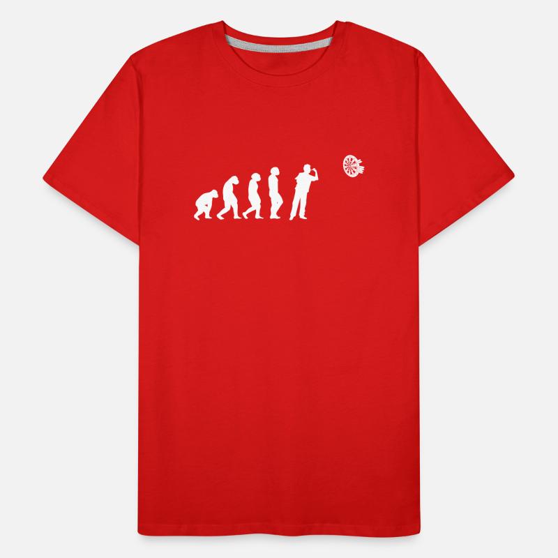 Darts Dartboard Darts Darts Darts Evolution Men's Premium Organic T-Shirt