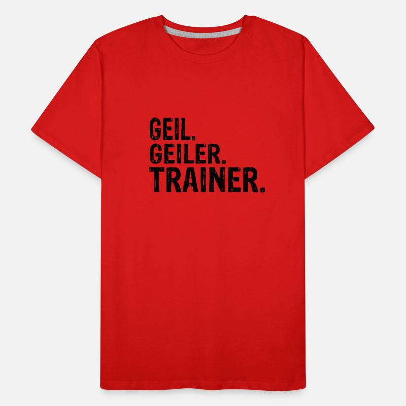 Trainer Bester Trainer Trainer Geburtstag Trainer Männer Premium Bio T-Shirt