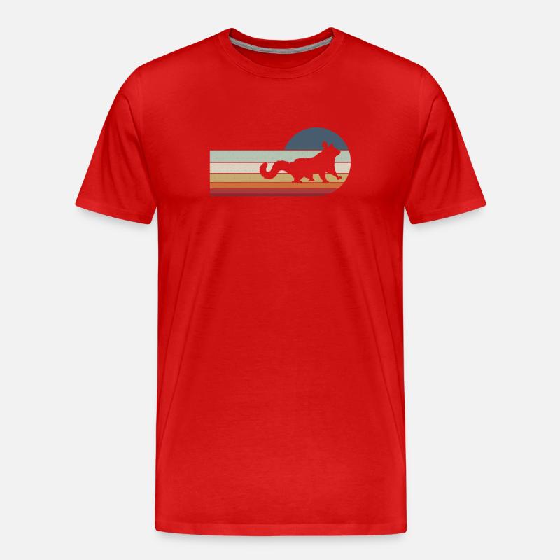 Sugar Glider Flughörnchen - Männer Premium Bio T-Shirt - Rot