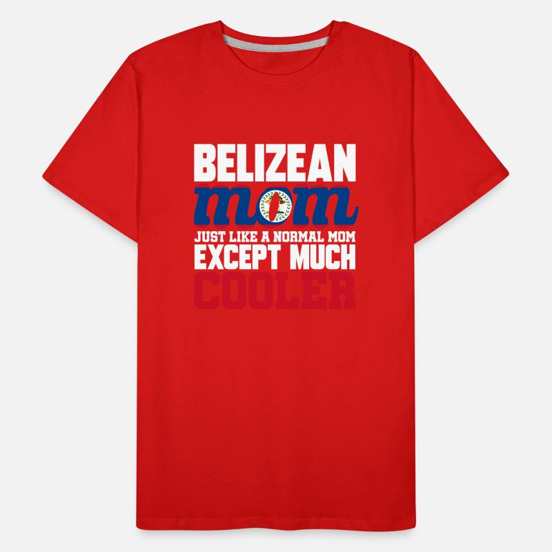 Belize Flag Belizer Men's Premium Organic T-Shirt