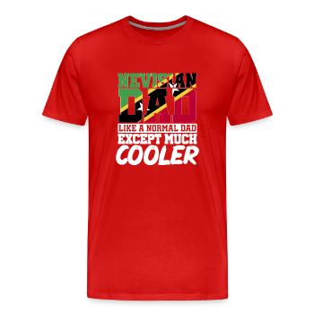 St. Kitts und Nevis Flagge - Männer Premium Bio T-Shirt - Rot - Vorne - Damien (186cm)