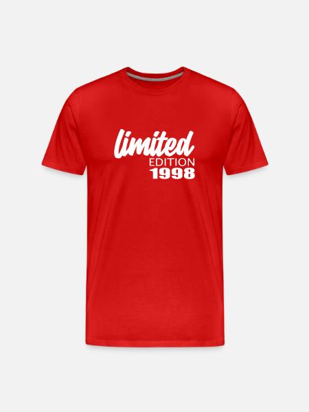 Édition limitée 1998 - T-shirt bio Premium Homme - rouge