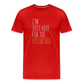 Kiwi - Men's Premium Organic T-Shirt - red - Front - Damien (186cm)