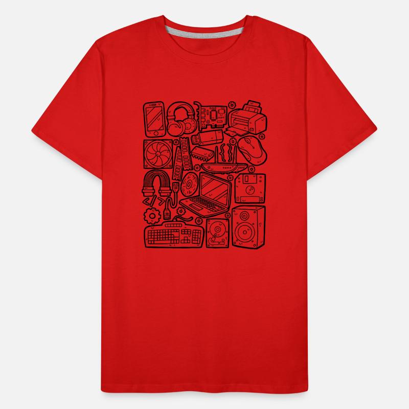 Computer Men's Premium Organic T-Shirt