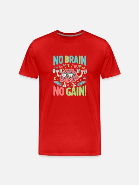 Nørd Nørder Nørd Ordsprog Nørd Gaver - Herre Premium T-shirt økologisk - rød