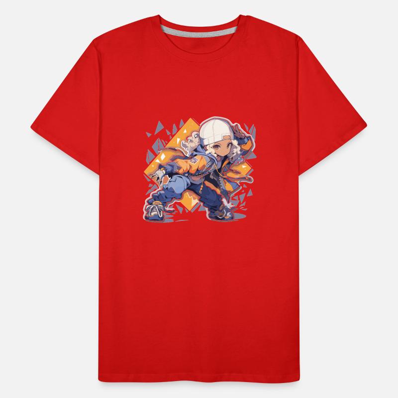 Breakdance Dancer Breakdance Dance Men's Premium Organic T-Shirt