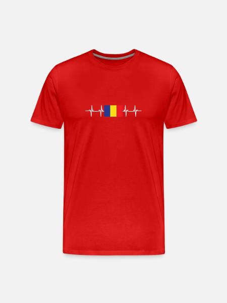 Drapeau africain - Tchad - T-shirt bio Premium Homme - rouge