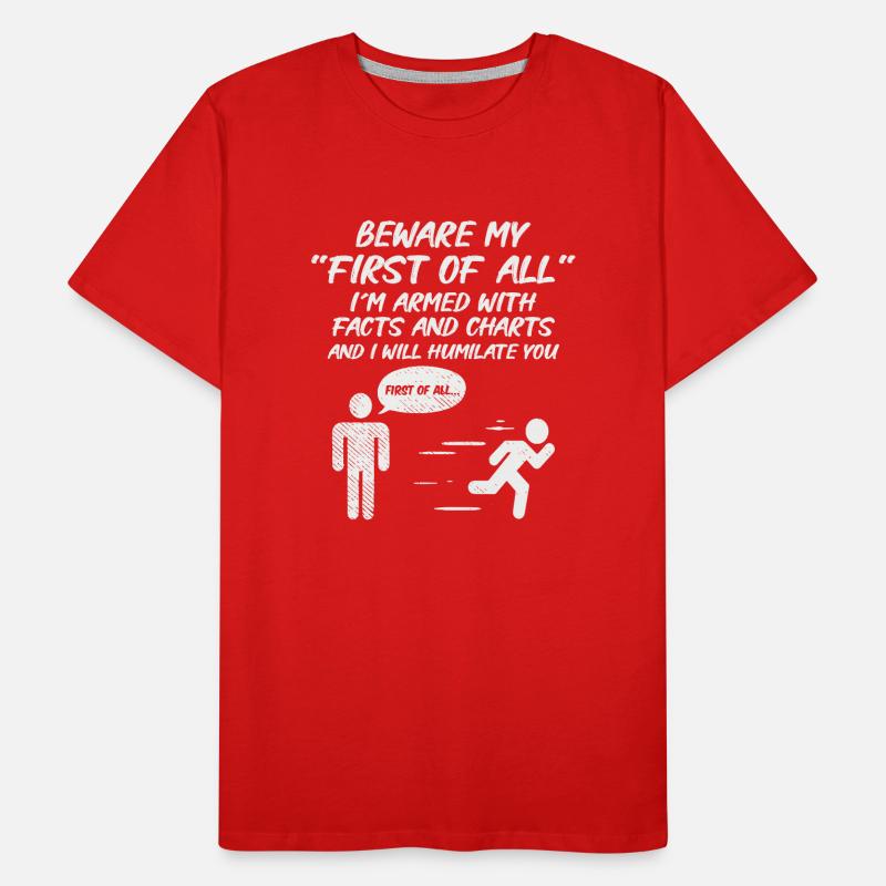 Debating Speech Debating Speaker Gift Idea Men's Premium Organic T-Shirt