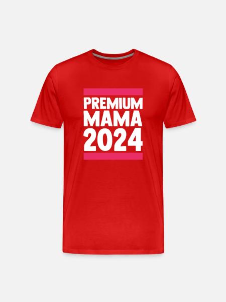 Mom-to-be 2024 - Men's Premium Organic T-Shirt - red