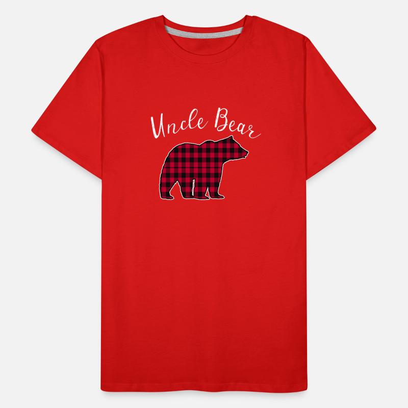 Uncle Bear Männer Premium Bio T-Shirt