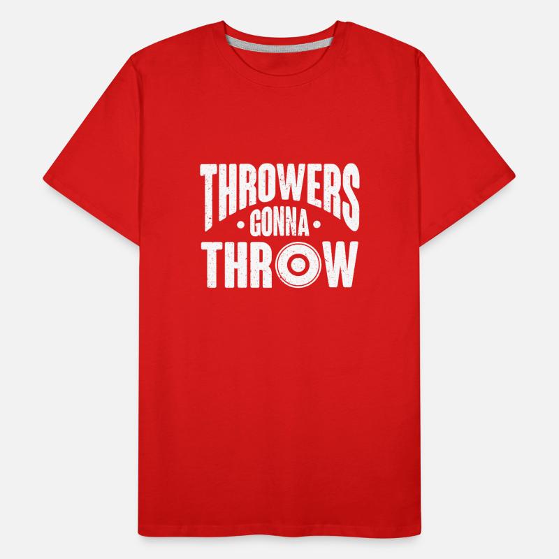 Discus thrower Athletics Disc throw Men's Premium Organic T-Shirt