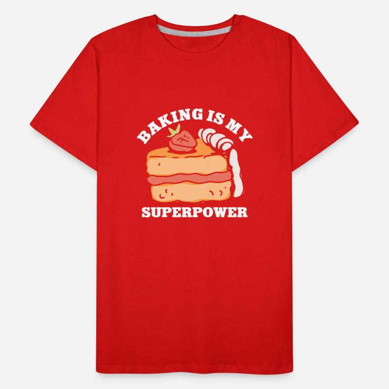 Pastry Chef Baking Baker Cake Baking Men's Premium Organic T-Shirt