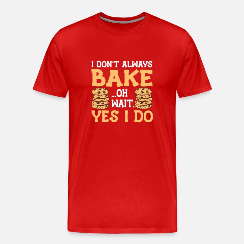 Biscuits Baking Christmas Cookie Baker - Men's Premium Organic T-Shirt - red