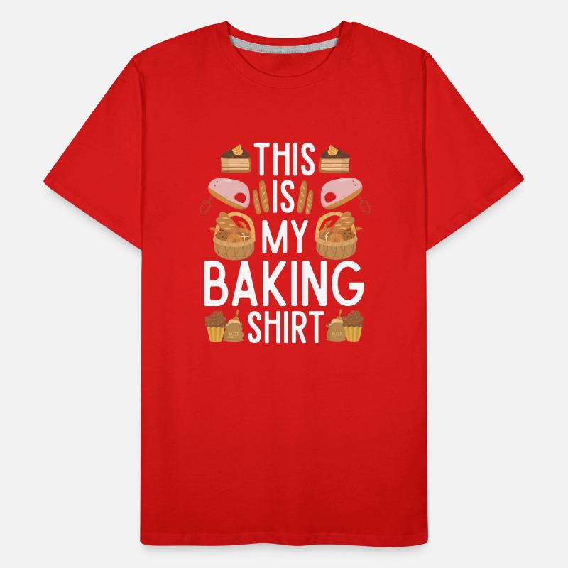 Baker Gift Baking for Bakers Men's Premium Organic T-Shirt