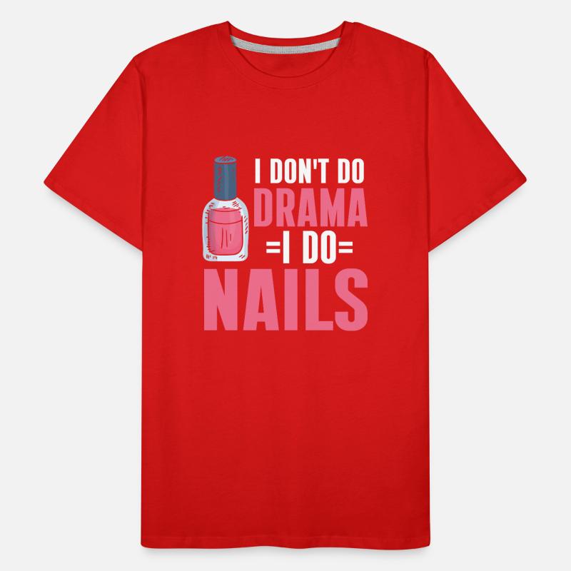 Nail Technician Nail Salon Nail Tech Men's Premium Organic T-Shirt