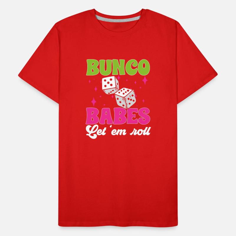 Bunco Dice Game Men's Premium Organic T-Shirt