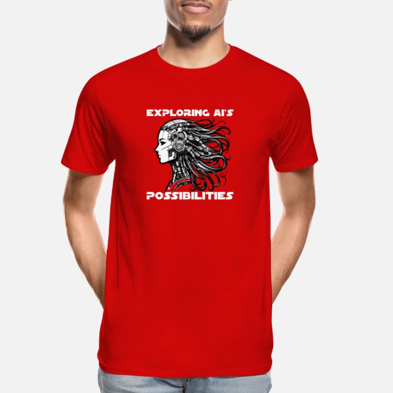 Artificial Intelligence, Machine Learning, Data Men's Premium Organic T-Shirt