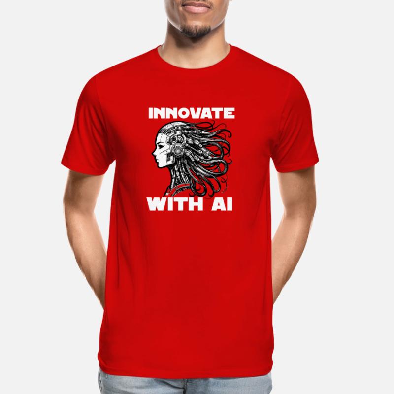 Artificial intelligence, machine learning, data Men's Premium Organic T-Shirt