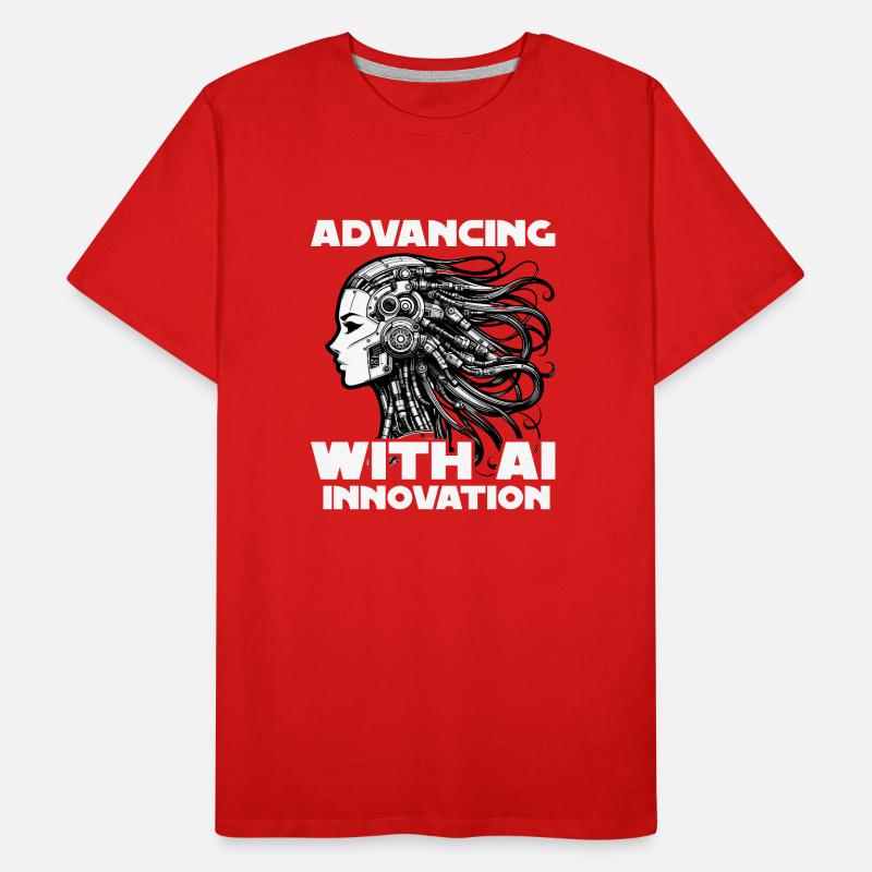 Artificial intelligence, machine learning, data Men's Premium Organic T-Shirt