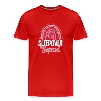 Soirée pyjama pyjama soirée pyjama - T-shirt bio Premium Homme - rouge - Devant - Damien (186cm)
