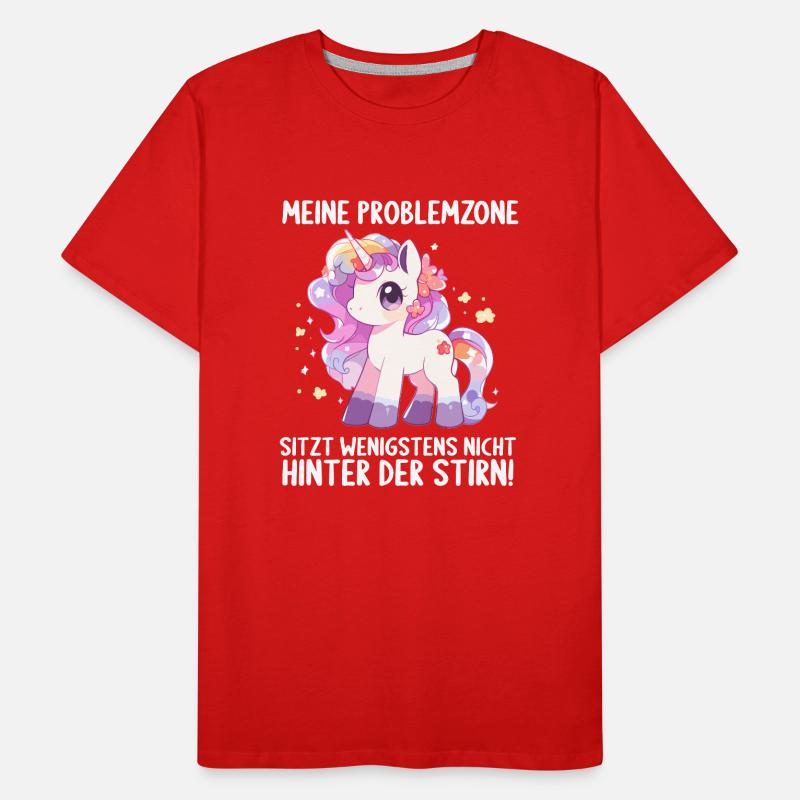 Ma zone à problème n’est pas derrière mon front T-shirt bio Premium Homme