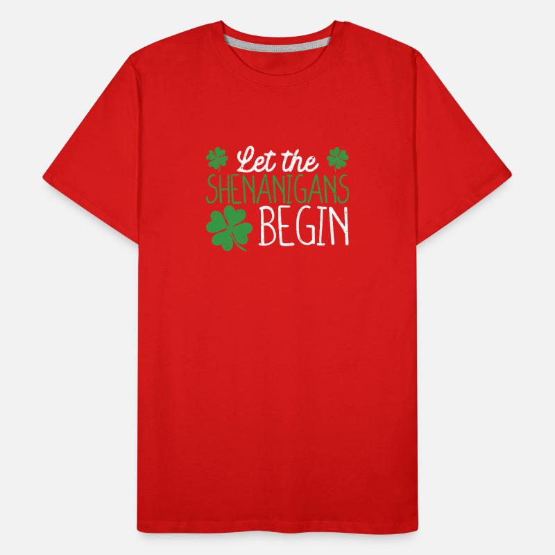 Que les manigances commencent à la Saint-Patrick T-shirt bio Premium Homme