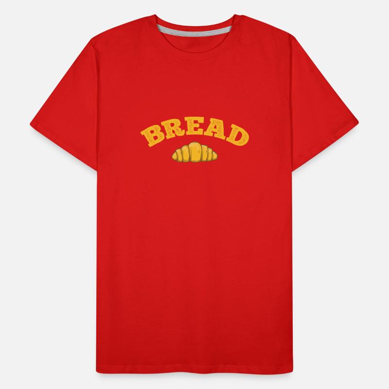 Bread Bäcker Ofen Backware Männer Premium Bio T-Shirt