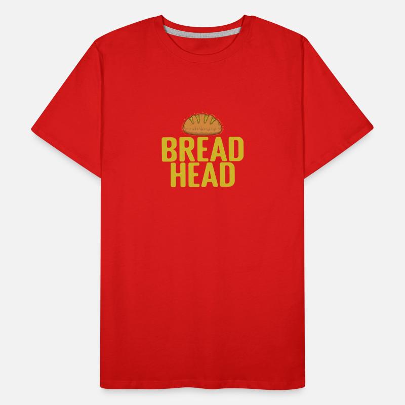 Bread Head Bäcker Backware Männer Premium Bio T-Shirt